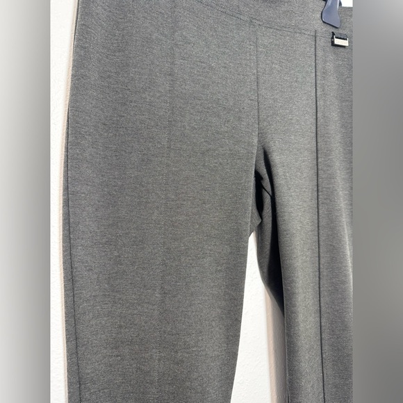 EUC Calvin Klein Ponte Power Stretch Pants in Dark Heather Grey - Picture 4 of 8